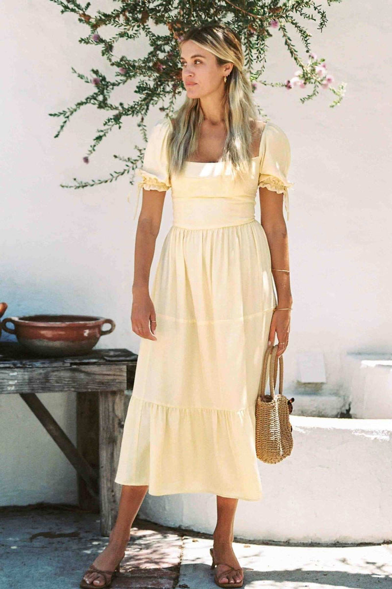 Canyon Dress | Soft Yellow