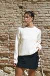 Charles Sweater - Ivory White - MERRITT CHARLES