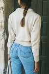 Emmit Sweater - Tan Knit Collared Sweater - MERRITT CHARLES