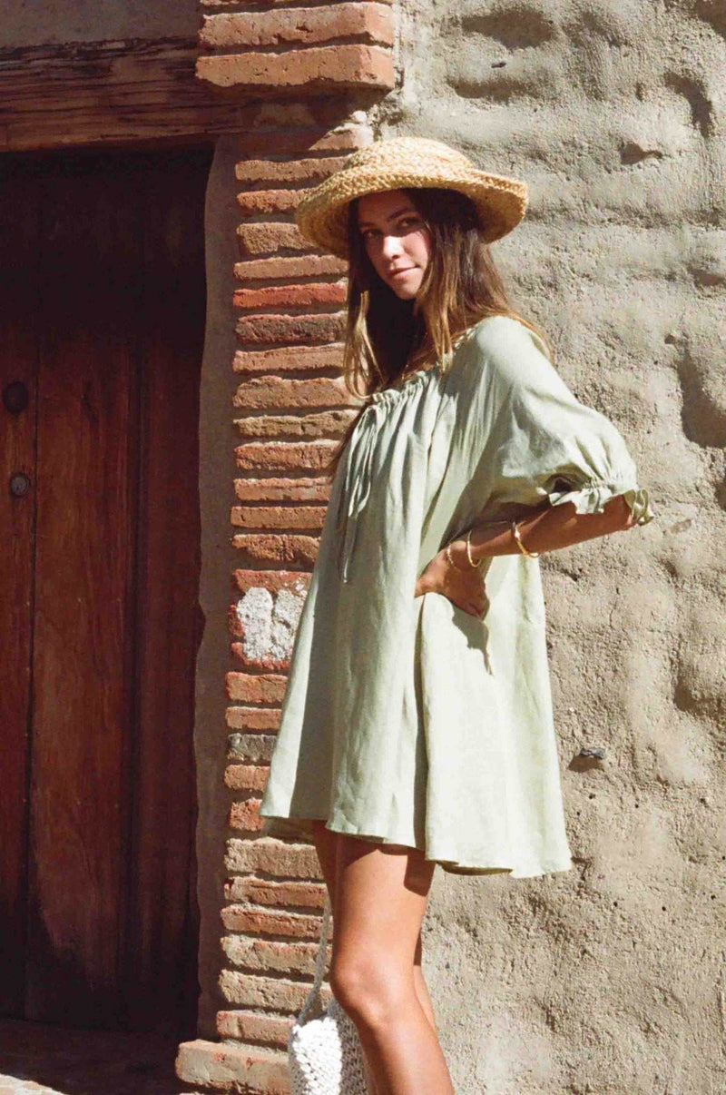 Portofino Dress - Sage Green Dress Portofino Dress - Sage Green Dress