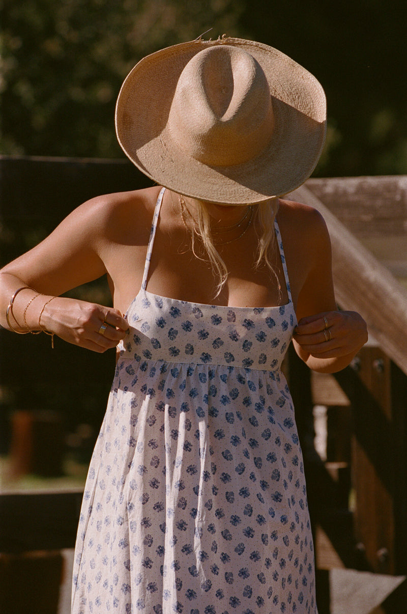 Low Back Floral Dress - Layla Dress