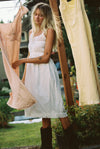 Brigette Dress - White Cotton and Lace Dress - MERRITT CHARLES