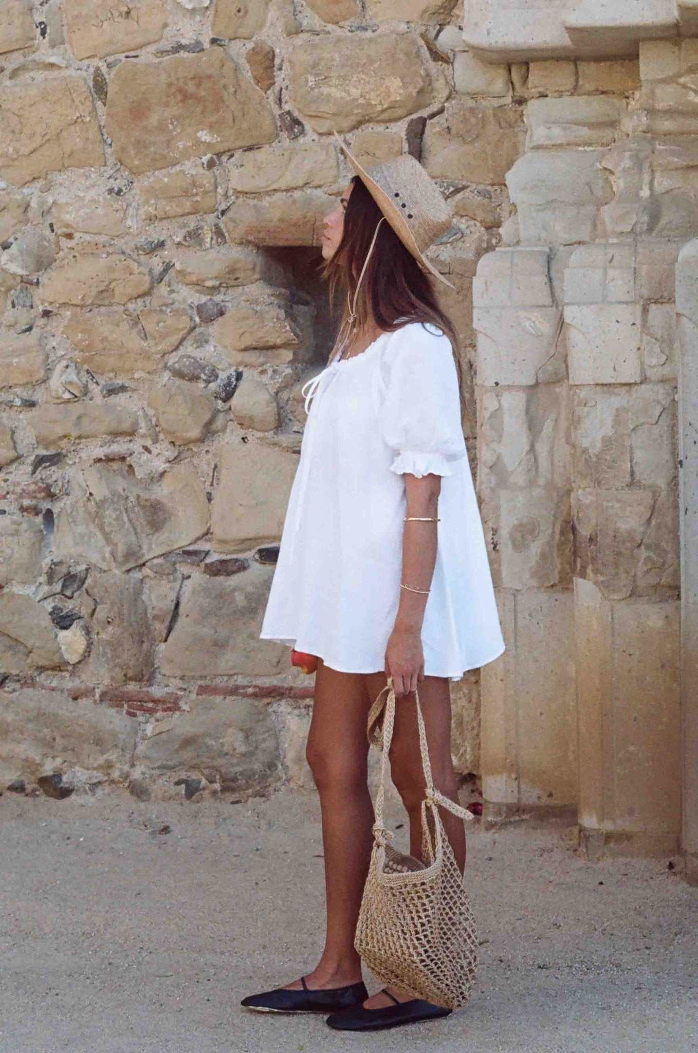 Portofino Dress - White Linen Dress Portofino Dress - White Linen Dress