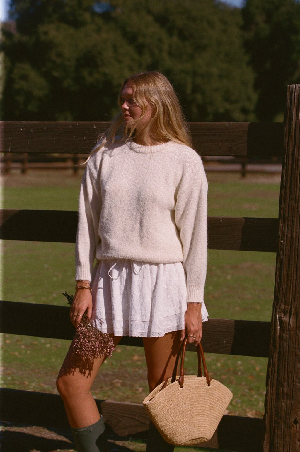 Shirley Sweater - Ivory White Sweater - MERRITT CHARLES