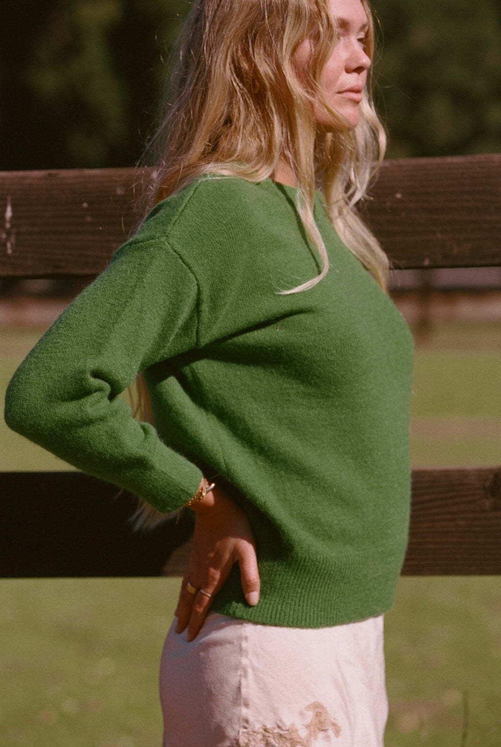 Tex Sweater - Hunter Green Sweater - MERRITT CHARLES