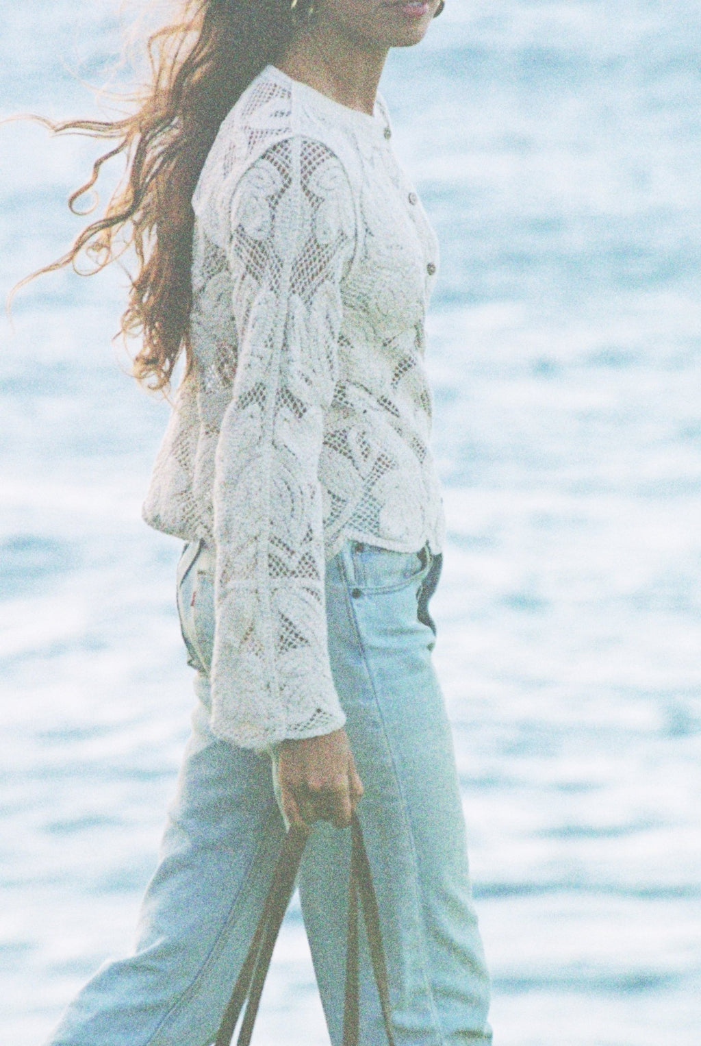 The Perth Top - Sand Lace - MERRITT CHARLES