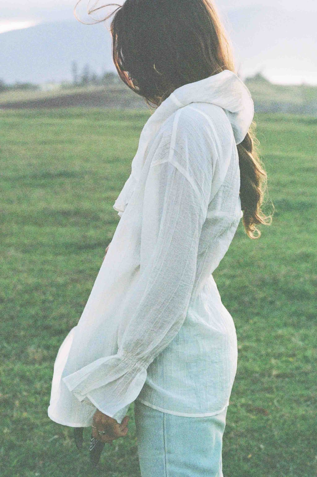 The Talulah Top - Crème Ruffle Blouse - MERRITT CHARLES