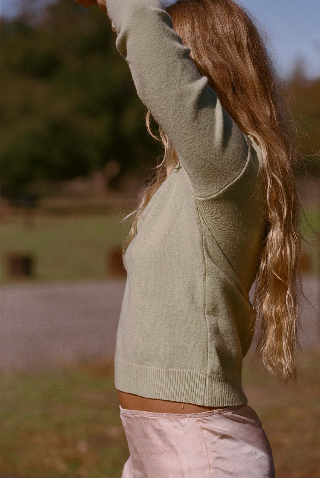 Thomas Sweater - Green Collared Sweater - MERRITT CHARLES