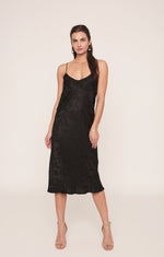 Camelia Bias Slip Dress | Available in Black Only - MERRITT CHARLES