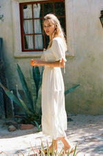 Canyon Dress | Ivory | Silk dress - MERRITT CHARLES
