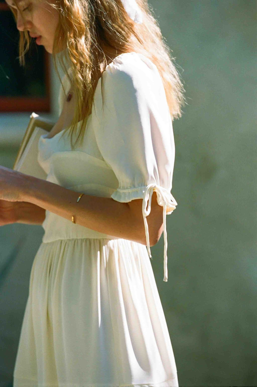 Canyon Dress | Ivory | Silk dress - MERRITT CHARLES