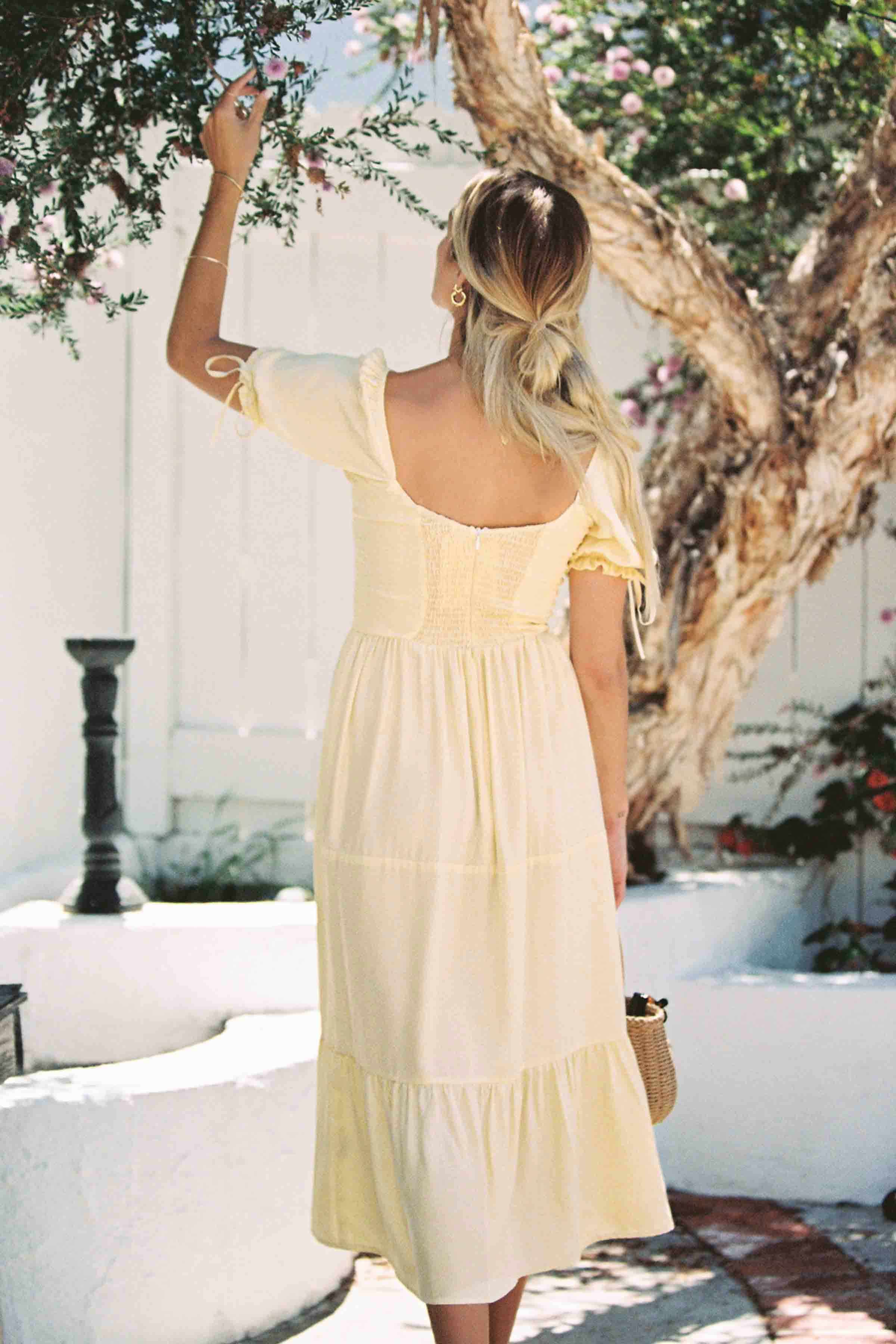 Yellow silk dress - Soft, Elegant, Perfect for Any Occasion | Canyon Dress Yellow silk dress - Soft, Elegant, Perfect for Any Occasion | Canyon Dress