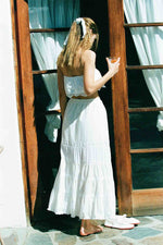 Cassidy Skirt - White Maxi Lace Skirt - MERRITT CHARLES