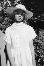 Charlotte Linen Dress - White Linen Dress - MERRITT CHARLES