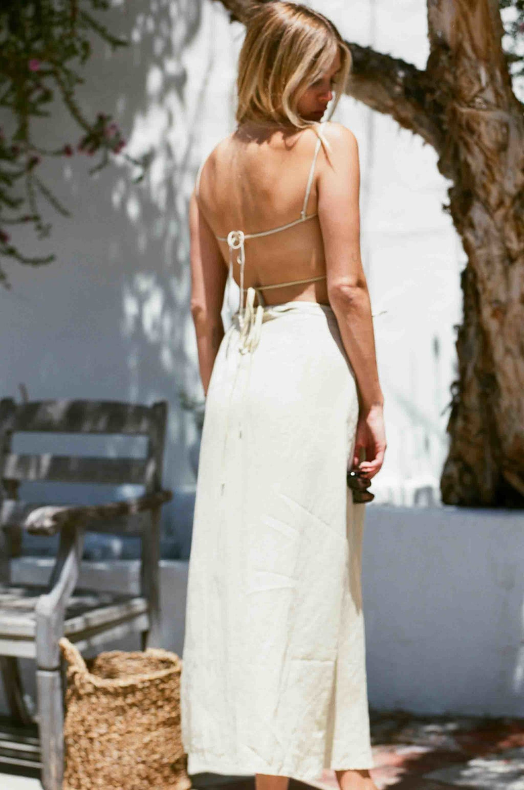 Daisy Two Piece Linen Set - Sage Green - MERRITT CHARLES