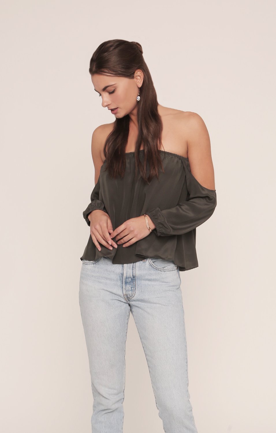 Dunn Blouse | Deep Sky - MERRITT CHARLES