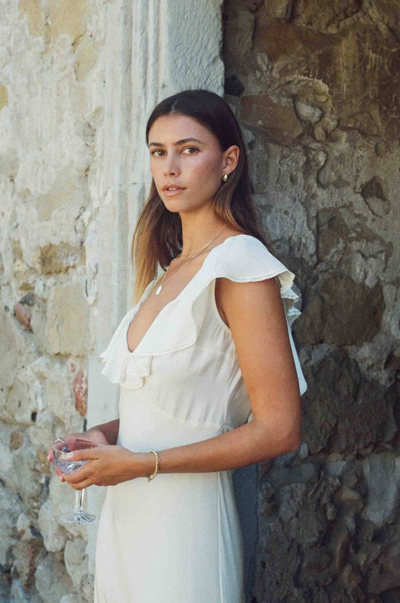 Ivory Silk Dress