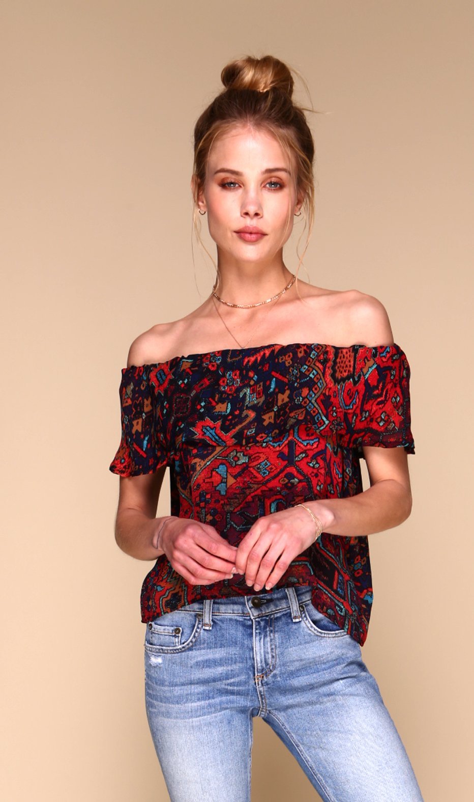 Gueverra Blouse | Boho Print - MERRITT CHARLES