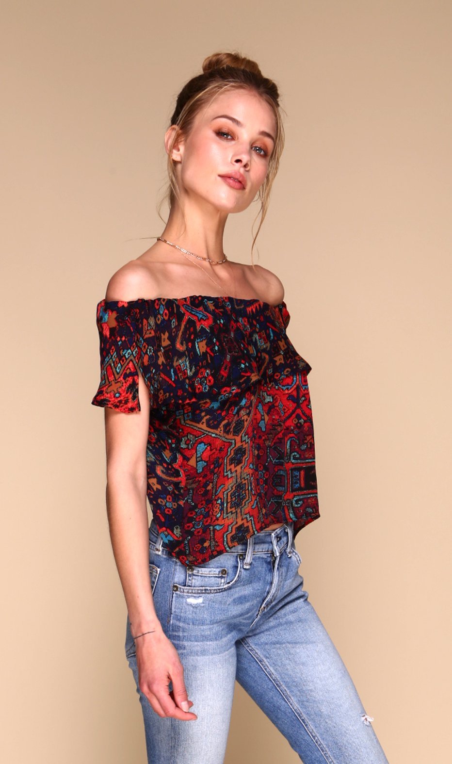 Gueverra Blouse | Boho Print - MERRITT CHARLES