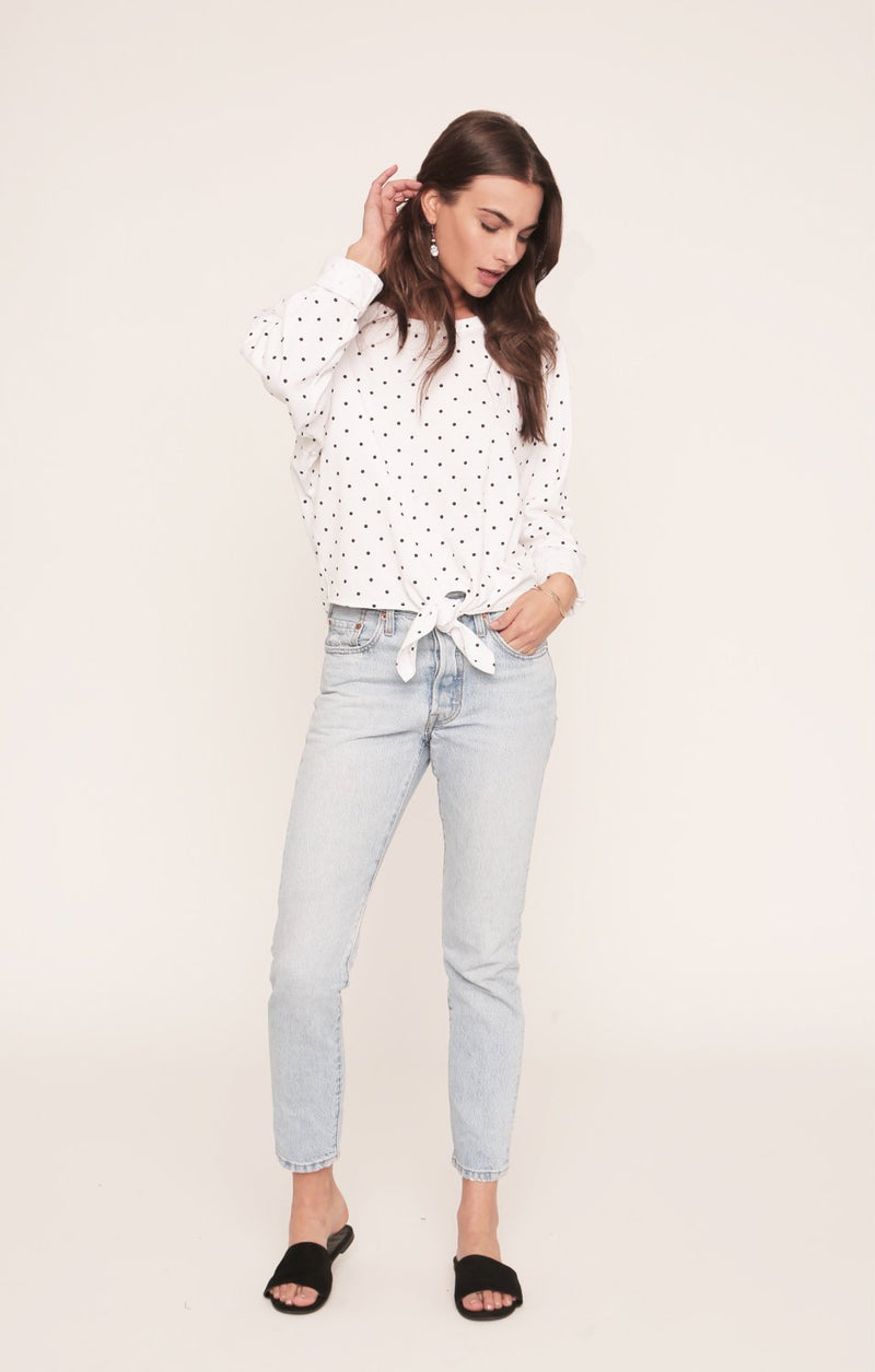 Isabella Sweater | Polka Dot - MERRITT CHARLES