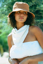 Ivory Silk Face Bandana - The Penelope Bandana (Free Shipping Included on all Merritt Accessories Too) - MERRITT CHARLES