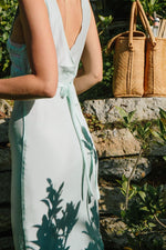 Juliet Dress- Mint Silk Dress - MERRITT CHARLES