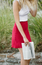 Madison Slip Skirt I Berry - MERRITT CHARLES