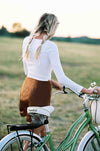 Madison Slip Skirt I Chocolate Brown - MERRITT CHARLES
