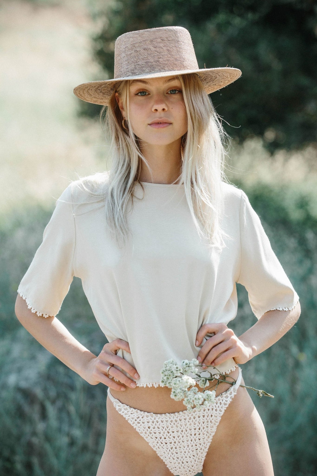 Magnolia Blouse - Sand - MERRITT CHARLES