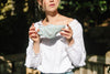 Magnolia Floral Face Mask - Blue Floral (Free Shipping Included on all Merritt Accessories Too) - MERRITT CHARLES