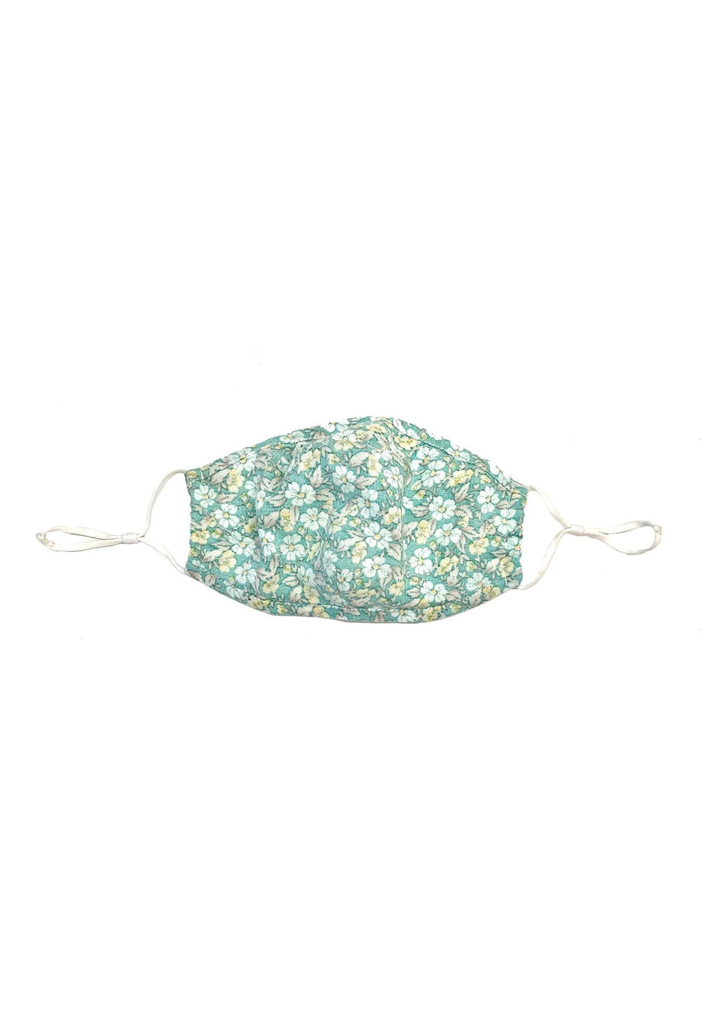 Magnolia Floral Face Mask - Blue Floral (Free Shipping Included on all Merritt Accessories Too) - MERRITT CHARLES