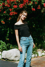 Maverick Top I Black off the shoulder - MERRITT CHARLES