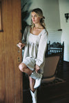Palmer Dress - Flax Taupe Linen Dress - MERRITT CHARLES