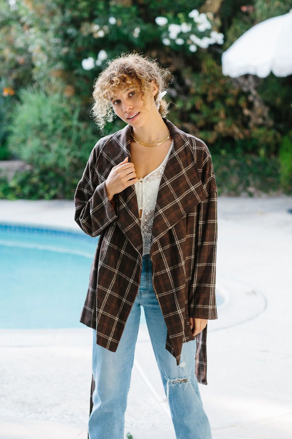 River Jacket - Vintage Plaid  (One Size) - MERRITT CHARLES