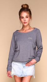 The Good Gets Better Free Spirit Sweatshirt | Grey - MERRITT CHARLES