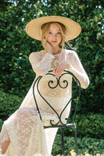 The Lily Lace Dress- Cream - MERRITT CHARLES