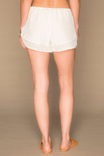 West Short | White | Navy - MERRITT CHARLES